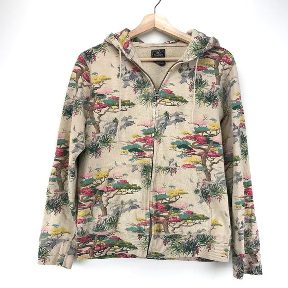 Lucky Brand Tops - Lucky Brand Bonsai Tree Zip Up Hoodie